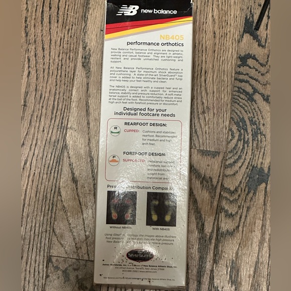 New Balance Gray Performance Orthotics Women 9 - Picture 5 of 7